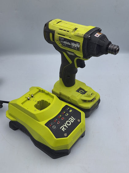 Ryobi RID1801M 18V Impact Driver with 2.0Ah battery and battery charger UNBOXED