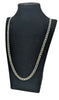 925 HALLMARKED, SILVER, THIN CURBED CHAIN W/ LOBSTER LOCK, 26", 27.63G !!BRAND NEW!!