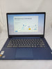 Lenovo Slim 3 14M868, Blue Laptop /MT8186 Processor /4GB Ram/ 128GB SSD /14" Screen Size / ChromeOS