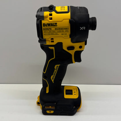 Dewalt DCF870 Impact Driver Body Only 20V Max Brushless Hydraulic
