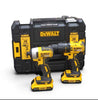 DeWalt DCK2060D2T twin pack. Impact driver and combi drill ,Boxed