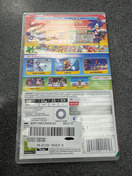 Mario & Sonic at The Olympic Games for Switch