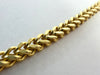 18ct yellow gold franco necklace 19"
