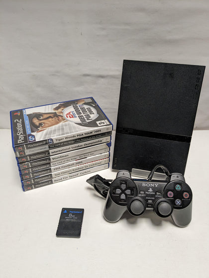 Playstation 2 Slim Console Black Package.