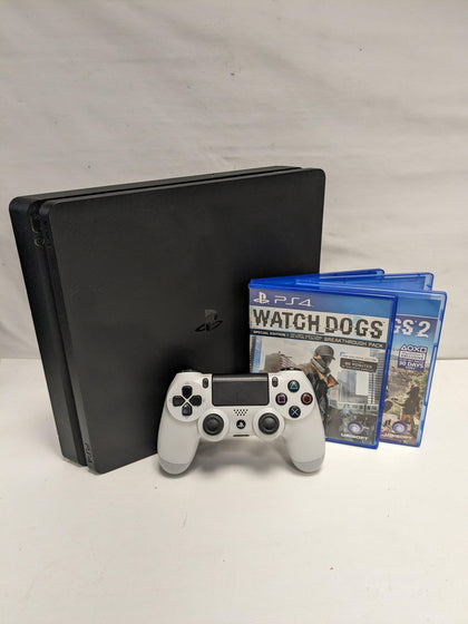 Playstation 4 Console - 1TB Slim  Watchdogs Package