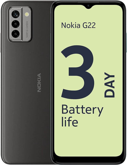 Nokia G22 - 64GB - Black - Dual Sim.