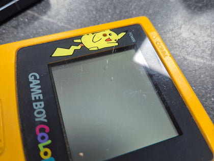 Game Boy Color Console, - Pikachu/Pichu Yellow - Unboxed
