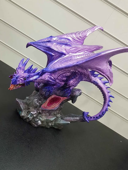 Majestic Purple Dragon On Rocks *COLLECTION ONLY*