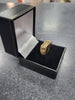 9ct Yellow Gold Buckle Ring - 7.60G - Size S