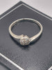 (375 Hallmarked&Tested), 1.26G White Gold Ring, Size L
