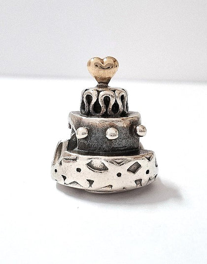 Pandora Celebration Cake with 14K Gold Charm