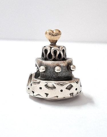 Pandora Celebration Cake with 14K Gold Charm