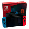 NINTENDO switch console 32GB HAC 001 neon red/blue joycon. Joycon straps missing Boxed