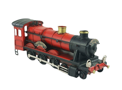 red steam train