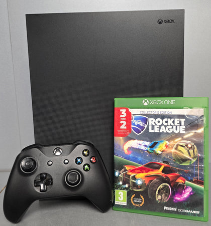 Microsoft Xbox One X Project Scorpio Edition Console Bundle ( + Rocket League ) ** Unboxed **