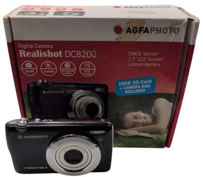 AGFA PHOTO Realishot DC8200, Compact Digital Camera, Black