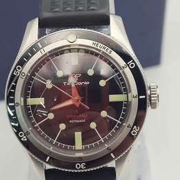 Tandorio Men's Automatic Diver's Watch – Seiko Movement – Rubber Strap – Boxed