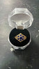 9ct Yellow gold and Blue stone ring
