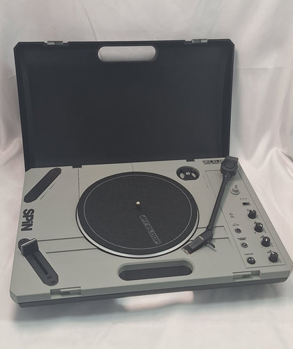 Reloop Spin Portable Turntable in foldable carry case