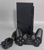 Sony Playstation 2 Slimline Console, Black, Unboxed With Leads And One Controller