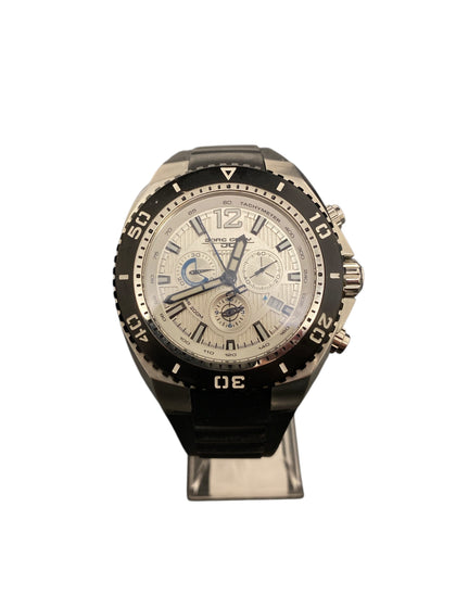 Jorg Gray JG9700-22 White w/ Silver Chronograph Watch