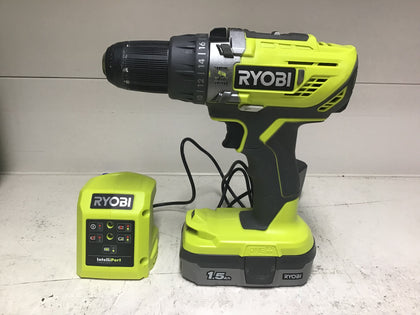 Ryobi 18v Hammer Drill + Bit Set.