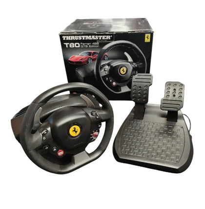 Thrustmaster T80 Ferrari 488 GTB Edition Racing Wheel**Boxed**