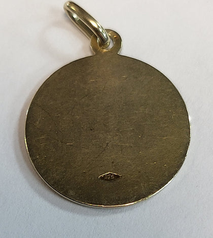 9ct Yellow Gold St Christopher Pendant - 2.72G