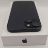 Apple iPhone 15 128GB black unlocked & Boxed ( heavily marked around sides and screen. 87% battery health )