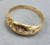 18ct Gold Diamond Ring Size "Q"