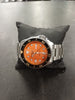 Seiko 5 Orange Dial Stainless Steel Watch 4r36-07g0 Automatic