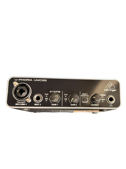 Behringer U-Phoria UMC22 ***Autumn Sales***