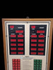 Conquest Leaguemaster Electronic Dart Scoreboard - Wooden Framed