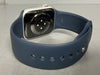 Apple Watch Series 9 [GPS, 45mm] - Silver Aluminium Case with Tempest Blue Sport Band