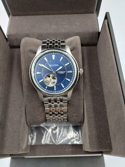 Bulova Men's Classic Automatic Open Heart Dial Bracelet Watch