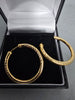 9ct Gold Earrings 375 2.3G 1'' in Length