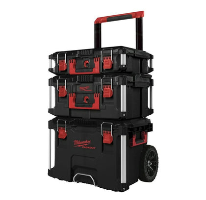 Milwaukee Packout 3 Piece Toolbox System - Impact & Water Resistant