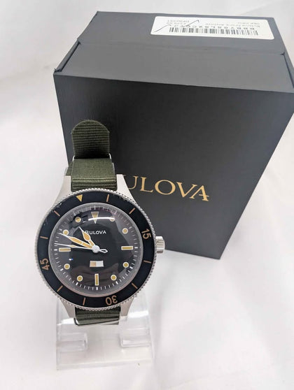 Bulova Mens Archive Prototype 1967 98A266 Automatic Gents Divers Watch - NATO Strap - Boxed