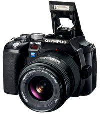 Olympus evolt e-500 digital SLR + 14-42mm lens