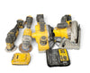 DeWalt Tool Bundle (DCS355, DCG412, DCP580, DCS391) with 2.0Ah battery and Charger