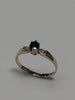 9CT Gold Ring With Diamond And Sapphire