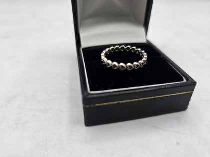 pandora band of hearts ring size n