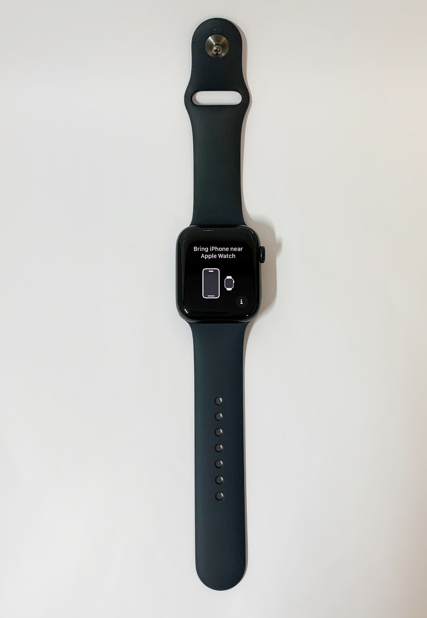 Apple Watch SE GPS 44mm Midnight Aluminium Case With Sport Band 