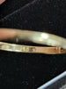 18ct Yellow Gold Ring with Clear Stone - Size N - 1.7g