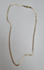 9ct gold square link chain 18"