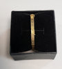 9ct Yellow Gold Baby Bangle - Teddy Bear Design - 1.77G - Hallmarked