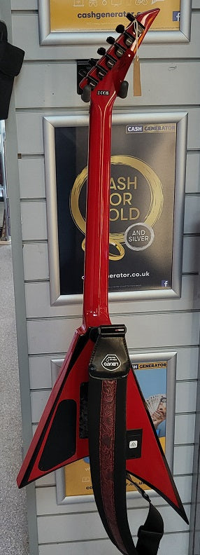 Jackson RRX24 Red With Black Bevelsc - With Carrycase and Strap