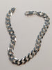 Silver Curb Bracelet 9"