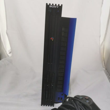 PlayStation 2 Console, x2 controllers, black . unboxed.