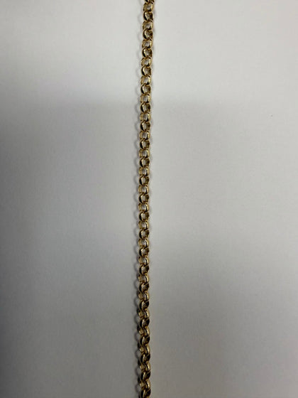 9ct Yellow Gold Belcher Chain, 26.5